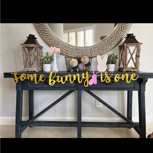 Some Bunny is One Birthday Decorations